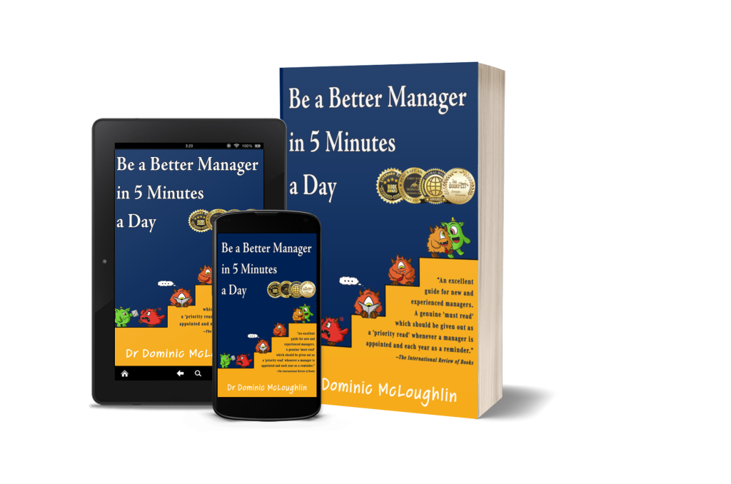 Be a Better Manager Book winner of 4 Gold Book Awards
