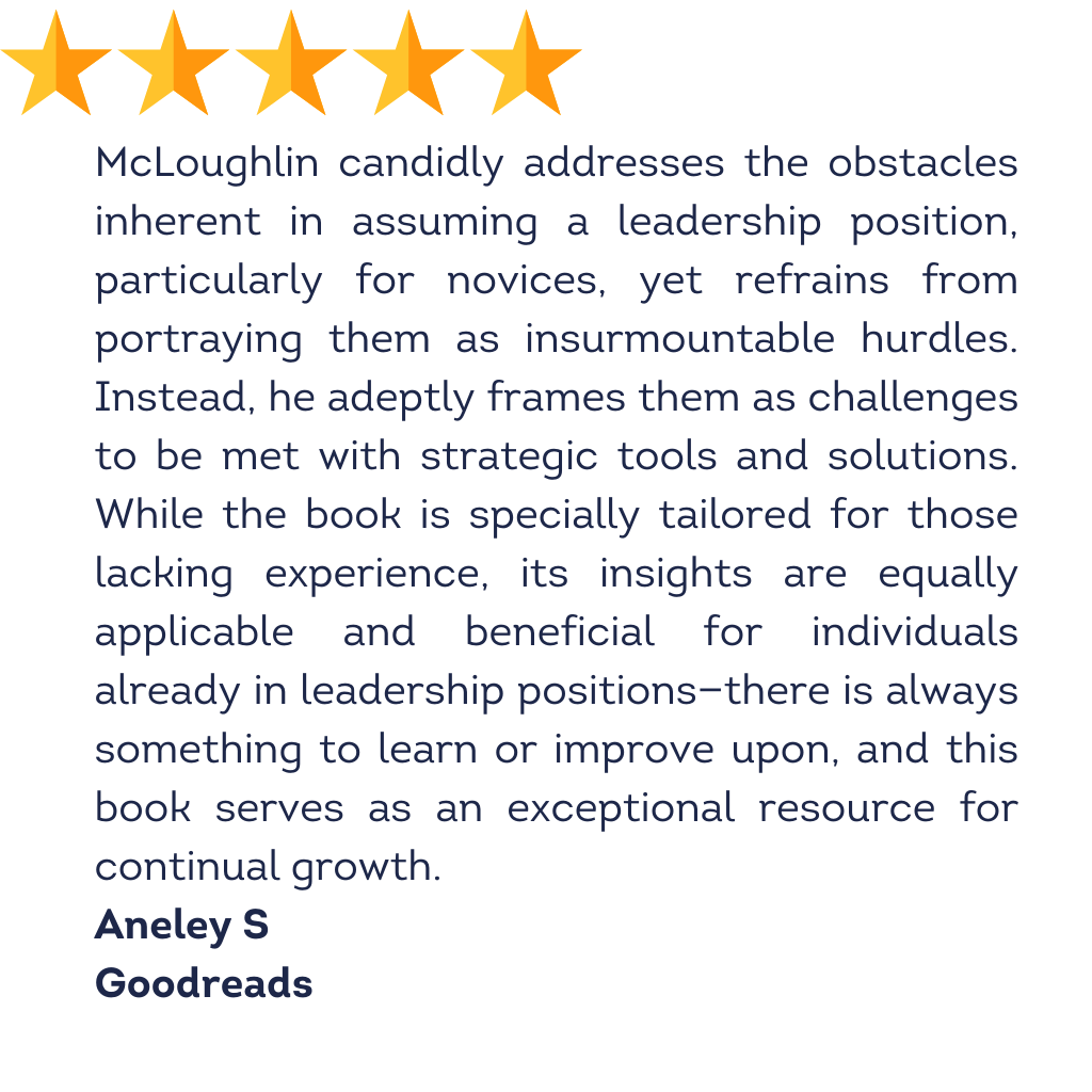 5 star review of Be a Better Manager in 5 minutes a Day: Create Trust in Your Team by Aneley S - from Goodreads